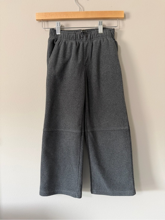 Janie and Jack Other - Janie and Jack Boys Gray Fleece Wide Leg Lounge Pants Size 5 Cozy Pull On